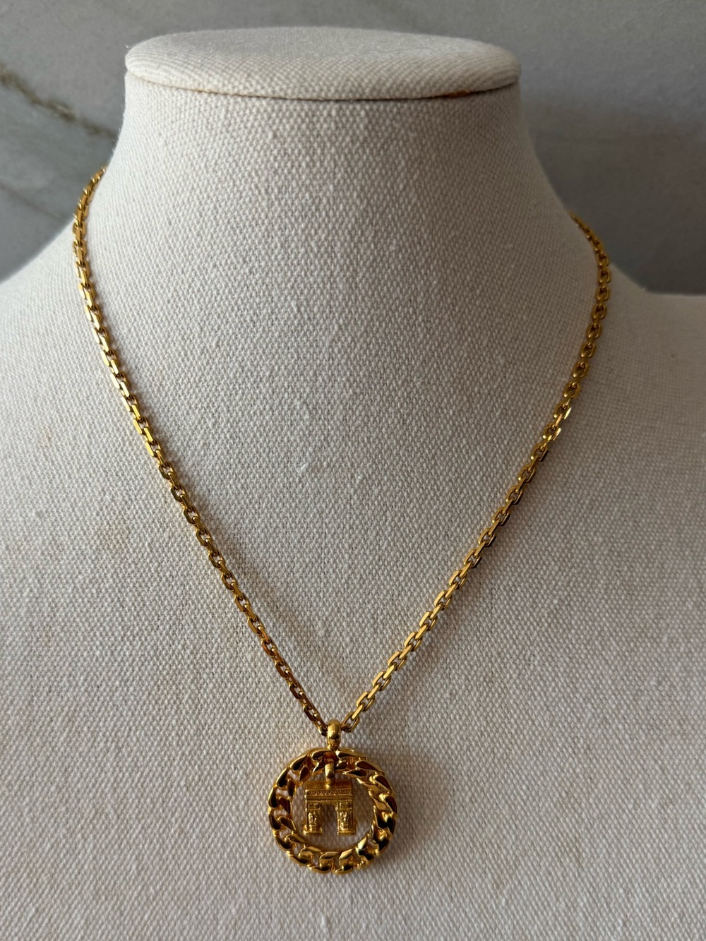 Celine Arc De Triomphe “Triumphal Arc” Necklace - Picture 5 of 7